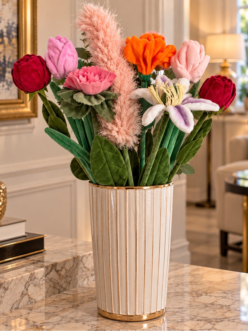 CJ Hendry 2026 Flowers pack of 8 ( only Flowers, no vase )